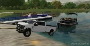 FS22 Vehicle Mod: Bennington Pontoon Boat V2.0 (Image #4)