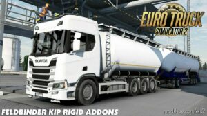 ETS2 Trailer Mod: Feldbinder KIP Rigid Addon for Tandem Addon by Kast v3.0 (Image #3)