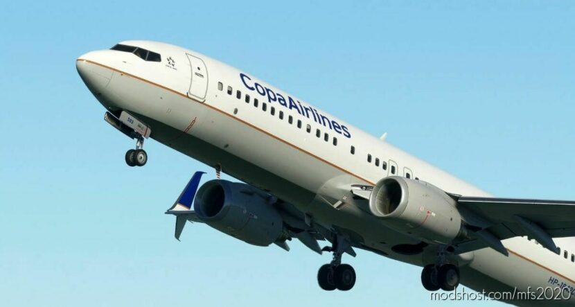 MSFS 2020 737-800 Livery Mod: Copa Airlines 737-800 (Hp-1842Cmp) (Featured)