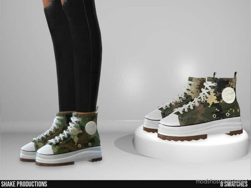 Sims 4 Female Shoes Mod: 937 – Sneakers (Female) (Featured)