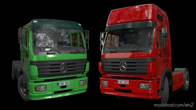 ETS2 Truck Mod: Mercedes SK by XBS v1.4 1.45 (Featured)