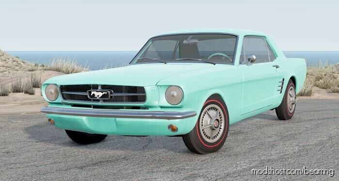 BeamNG Ford Car Mod: Mustang Hardtop 1966 (Featured)