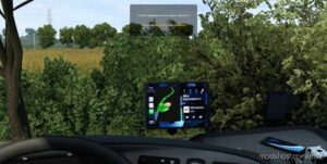 ETS2 Interior Mod: Ipad AIR 2020 GPS Mod (Image #2)