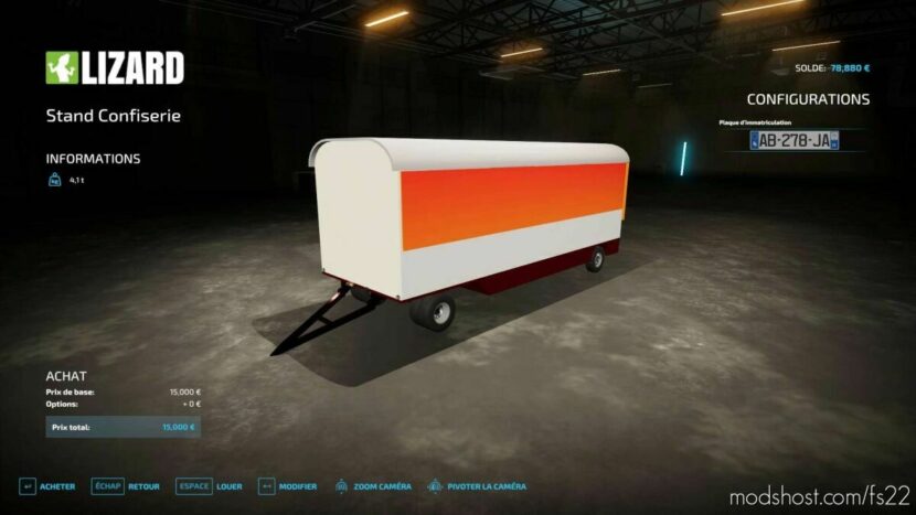 FS22 Trailer Mod: Confiserie (Featured)