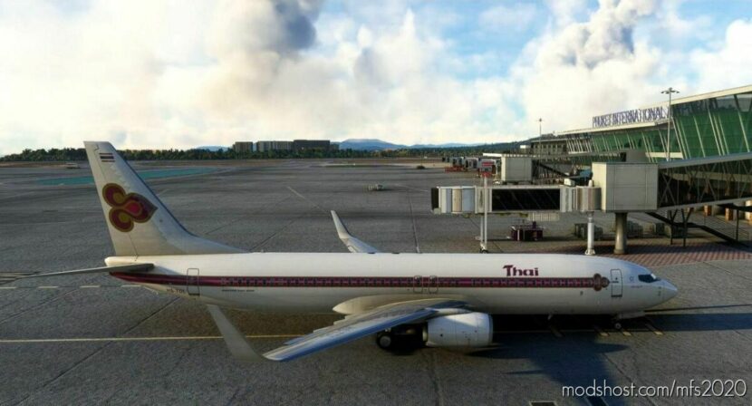 MSFS 2020 737-800 Mod: Pmdg 737-800 | Thai Airways Intl – OLD Livery | Hs-Tdl (Featured)