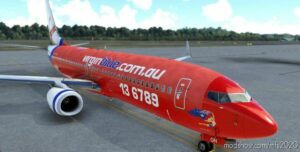 MSFS 2020 737-800 Livery Mod: Pmdg 737-800 Virgin Blue – Vh-Von (Faded) (Image #2)