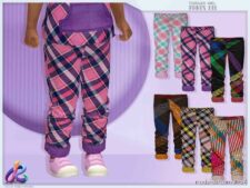 Sims 4 Kid Clothes Mod: Toddler Girl Pants 191 (Featured)