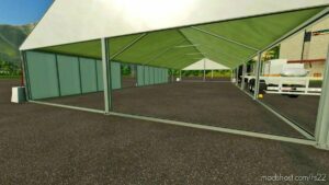 FS22 MAN Mod: Veldeman Gazebo Trailer (Featured)