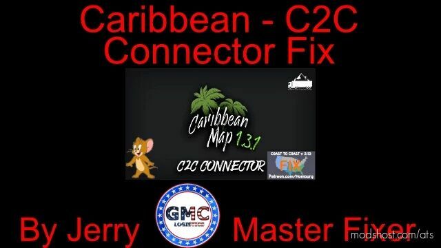 ATS Map Mod: Caribbean C2C Connector Fix v1.45 (Featured)