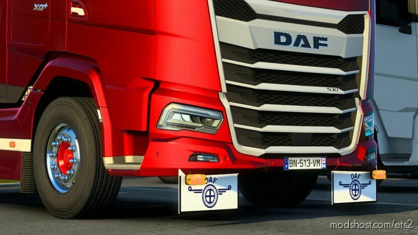 ETS2 DAF Part Mod: 2021 Mudflaps (Featured)