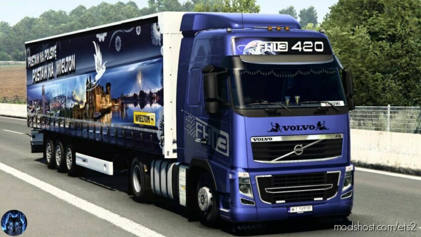 ETS2 Volvo Truck Mod: Fh&Fh16 2009 Reworked V2.3 Schumi 1.45 (Featured)