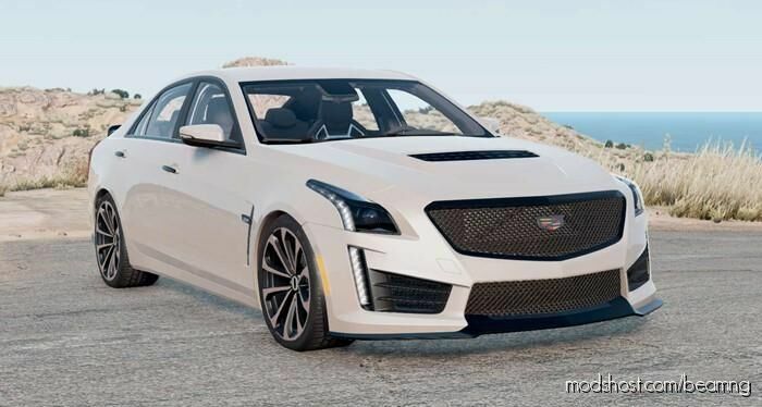 BeamNG Cadillac Car Mod: Cts-V 2017 V1.1 (Featured)