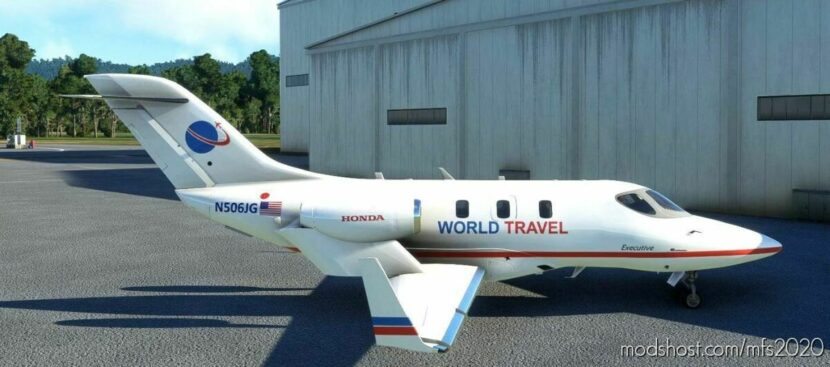 MSFS 2020 4K Mod: Livery – Hondajet – Executive N506JG (Featured)