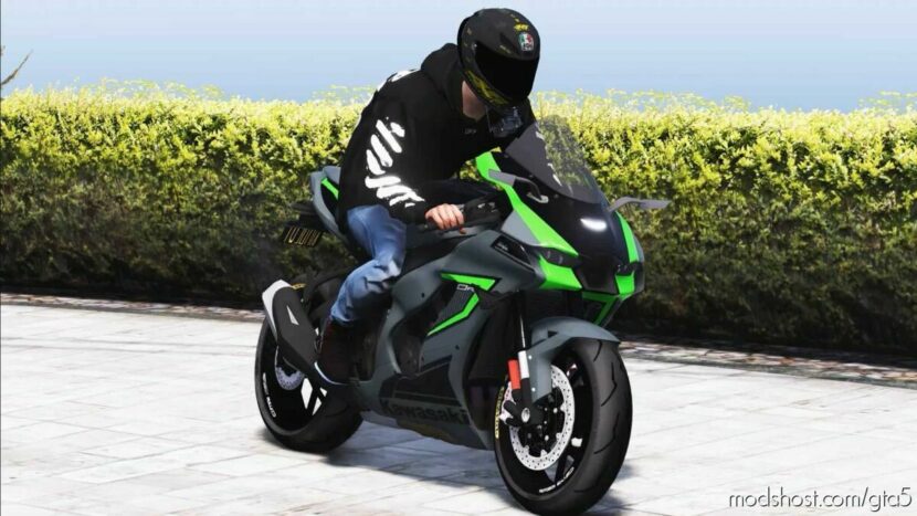 GTA 5 Vehicle Mod: 2022 Kawasaki Ninja ZX10 R Add-On | Tuning | Liveries (Featured)