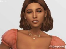 Sims 4 Accessory Mod: Flutter Necklace (Image #3)