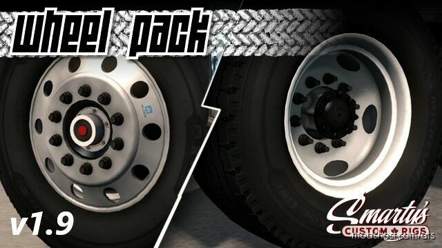 ATS Part Mod: Smarty's Wheel Pack v1.9 1.45 (Featured)