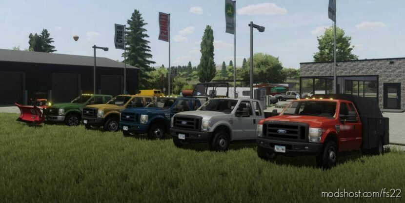 FS22 Ford Car Mod: 2008 Ford F-350 V2.0 (Featured)