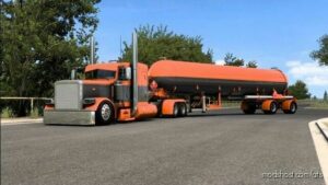 ATS Peterbilt Mod: Rolling Transport Skin JON Ruda Peterbilt 389 1.45 (Featured)