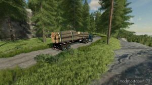 FS22 Mod: Lizard LT699 Semi LOG Trailer (Image #2)