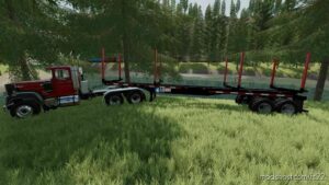 FS22 Mod: Lizard LT699 Semi LOG Trailer (Image #3)