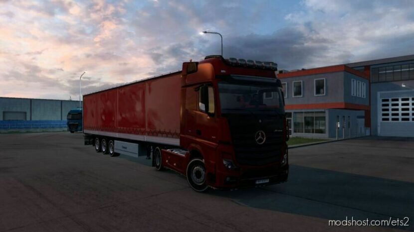 ETS2 Mercedes-Benz Truck Mod: Mercedes Actros Edit V2 1.45 (Featured)