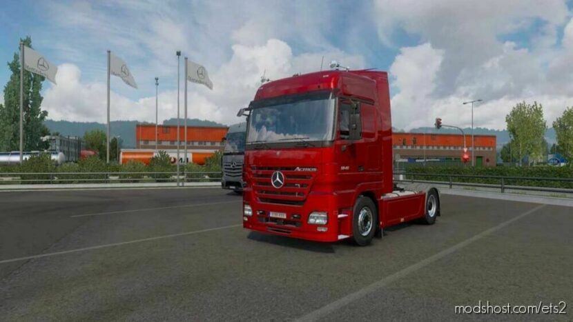 ETS2 Mercedes-Benz Truck Mod: Actros MP2 By Dotec V1.6.2 (Featured)