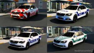 ETS2 Skoda Mod: Superb Turkish Skin Pack 1.45 (Featured)