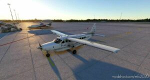 MSFS 2020 Cessna Livery Mod: Black Square Skol Airlines Cessna 208B Grand Caravan (Featured)