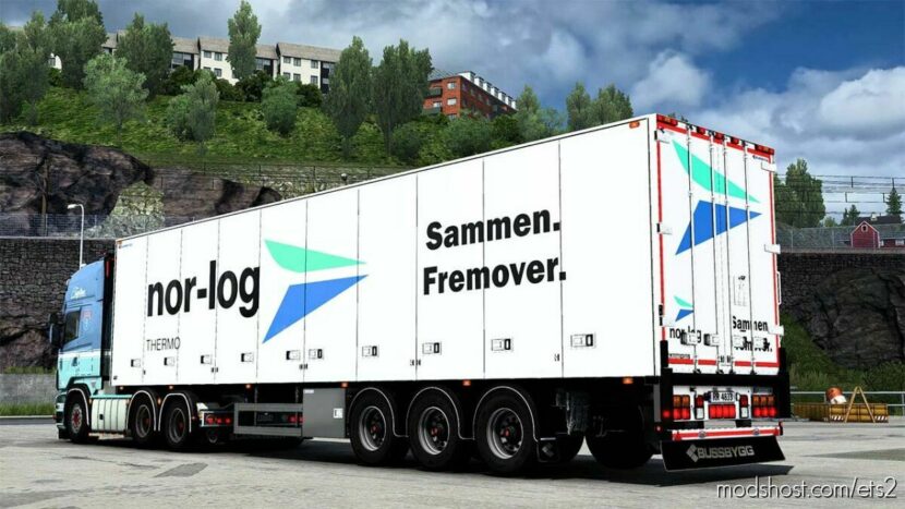 ETS2 Trailer Mod: Bussbygg Euromax v1.2 1.45 (Featured)