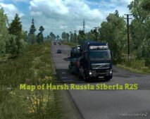 ETS2 Russia Mod: Map Of Harsh Russia Siberia R25 1.45 (Image #3)