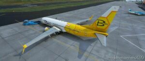 MSFS 2020 737-800 Livery Mod: Pmdg 737-800 Bees Airline (Ur-Uba) (Image #2)