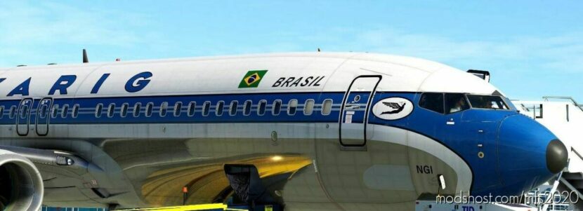 MSFS 2020 Fictional Livery Mod: 737-800 Varig Fictional With Cabin (Pp-Ngi – OLD) (Featured)