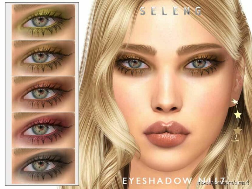 Sims 4 Eyeshadow Makeup Mod: N117 (Featured)