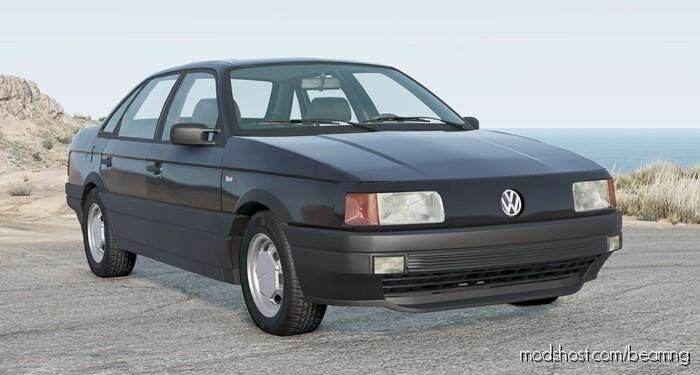 BeamNG Volkswagen Car Mod: Passat Sedan (B3) 1992 (Featured)