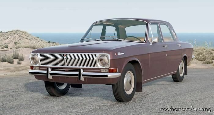 BeamNG GAZ Car Mod: -24 Volga 1968 V2.0 (Featured)