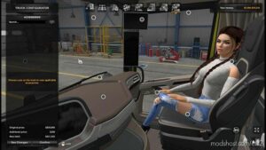 ETS2 Interior Mod: Girls Passenger by Chris Mursaat v1.2 1.45 (Image #4)