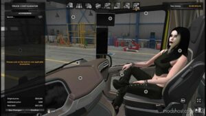 ETS2 Interior Mod: Girls Passenger by Chris Mursaat v1.2 1.45 (Image #5)