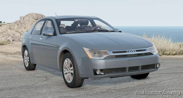 BeamNG Ford Car Mod: Focus Sedan (NA2) 2008 V3.05 (Featured)