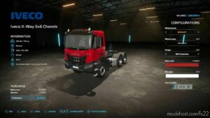 FS22 Iveco Truck Mod: X-Way 6×6 Semi (Image #5)