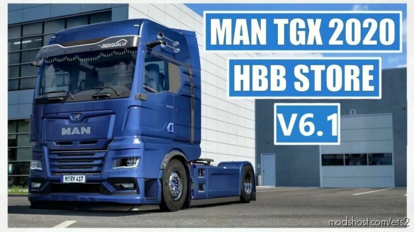 ETS2 MAN Truck Mod: TGX 2020 V6.1 (Featured)