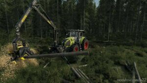 FS22 Ponsse Mod: 3 Point Woodharvester (Featured)