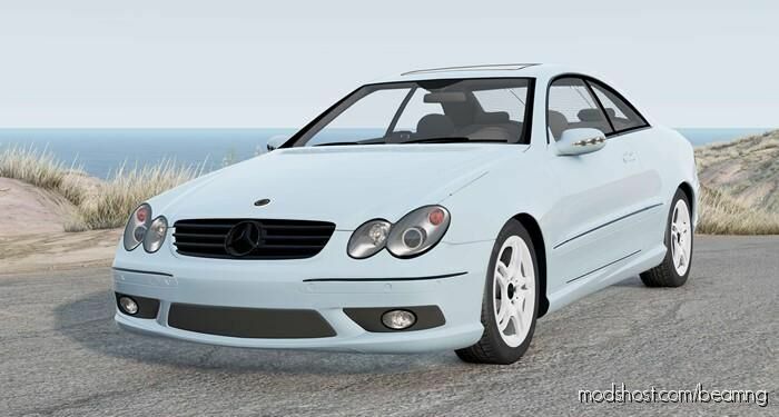 BeamNG Mercedes-Benz Car Mod: CLK 55 AMG (C209) 2002 (Featured)