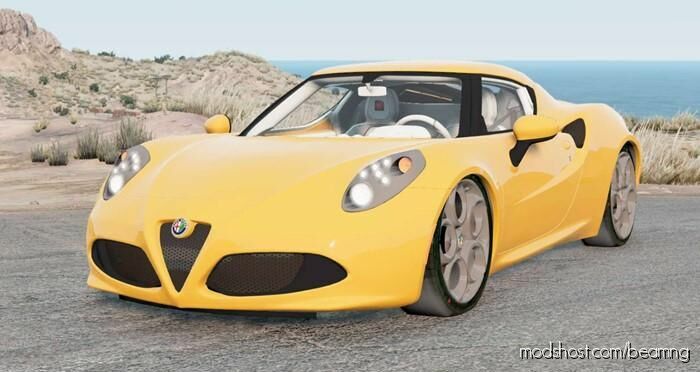 BeamNG Alfa Romeo Car Mod: 4C (960) 2013 (Featured)