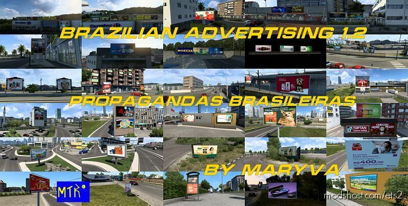 ETS2 Brazil Mod: ian Advertising V1.2.1 (Featured)