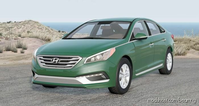 BeamNG Hyundai Car Mod: Sonata Sport (LF) 2016 (Featured)