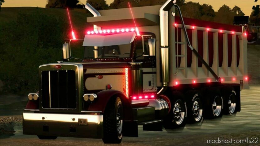 FS22 Peterbilt Truck Mod: 379 Dump V3.0 (Featured)