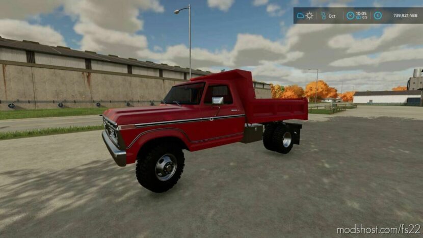 FS22 Car Mod: 1973 F350 Dump (Featured)