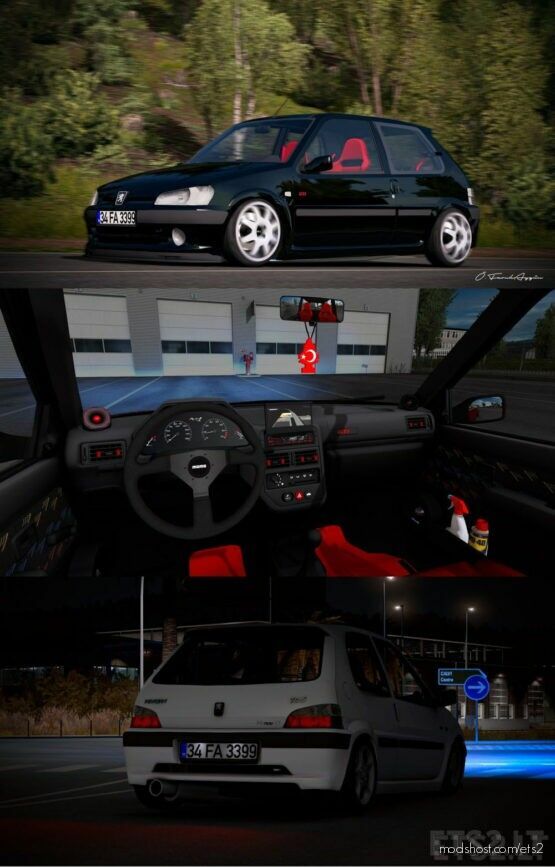 ETS2 Peugeot Car Mod: 106 GTİ 1.45 (Featured)