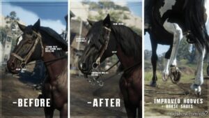 RDR2 Mod: Improved Mahogany BAY Tennessee Walker Horse (Image #4)