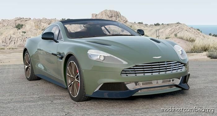 BeamNG Aston Martin Car Mod: Vanquish 2014 (Featured)